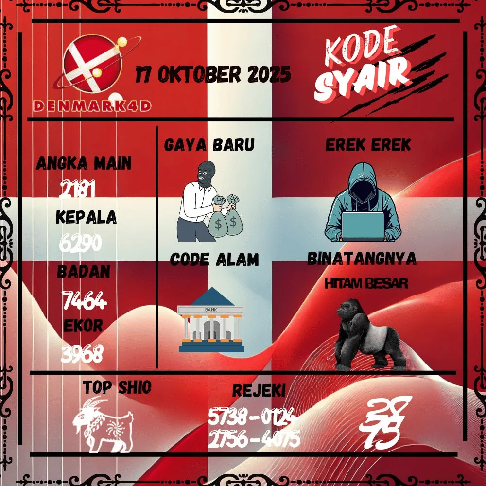 Kode Syair Denmark4D Pools - Oktober Pools