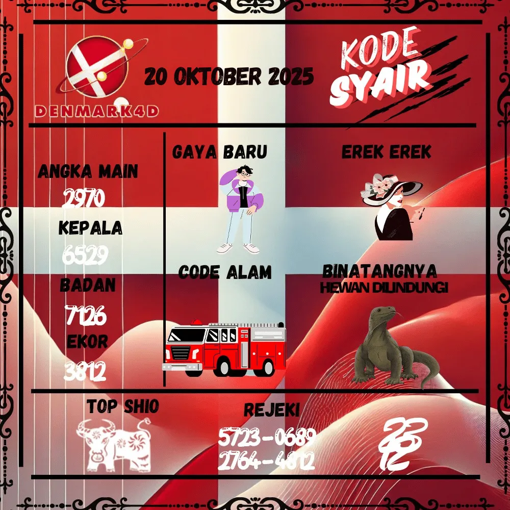Kode Syair Denmark4D Pools - Oktober Pools