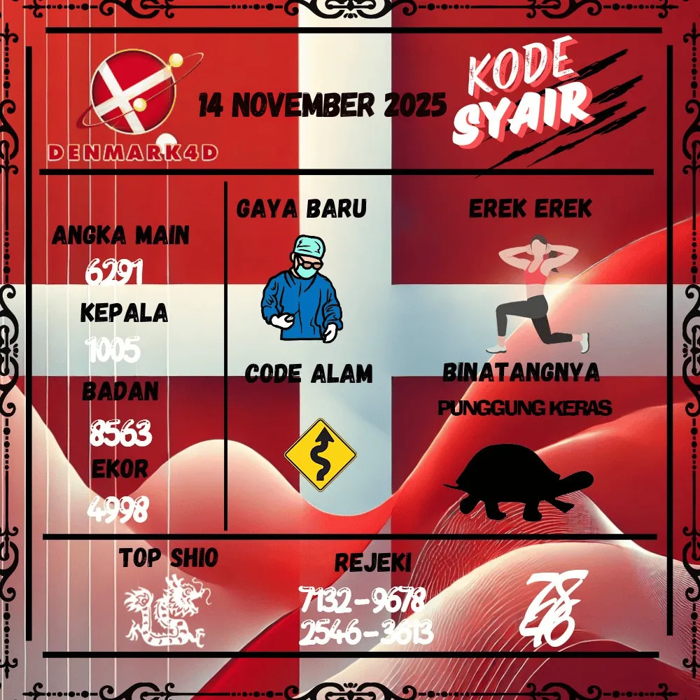 Kode Syair Denmark4D Pools - November Pools