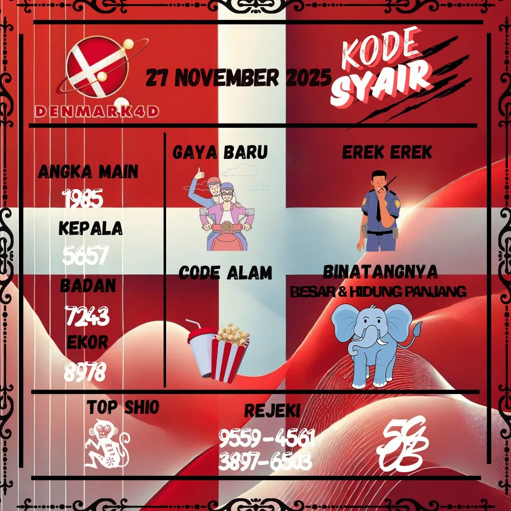 Kode Syair Denmark4D Pools - November Pools