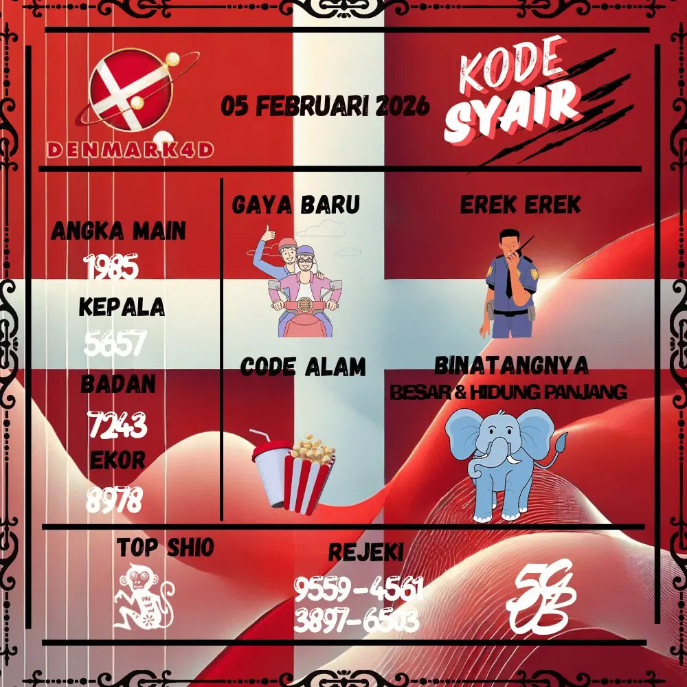 Kode Syair Denmark4D Pools - Februari 2026
