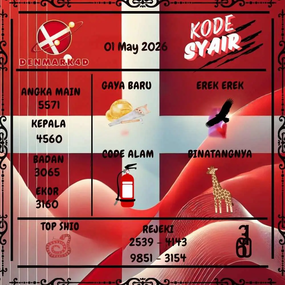 Kode Syair Denmark4D Pools Mei 2026