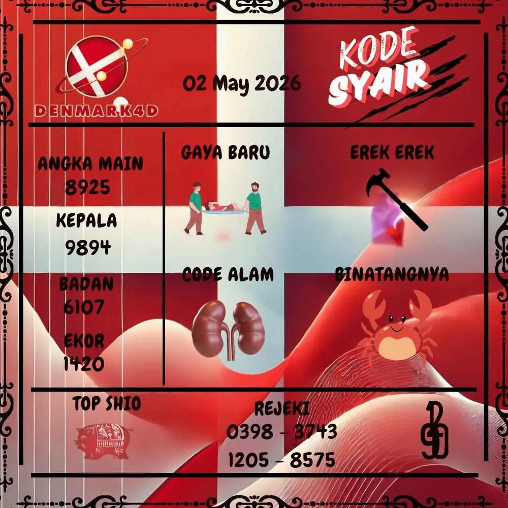 Kode Syair Denmark4D Pools Mei 2026