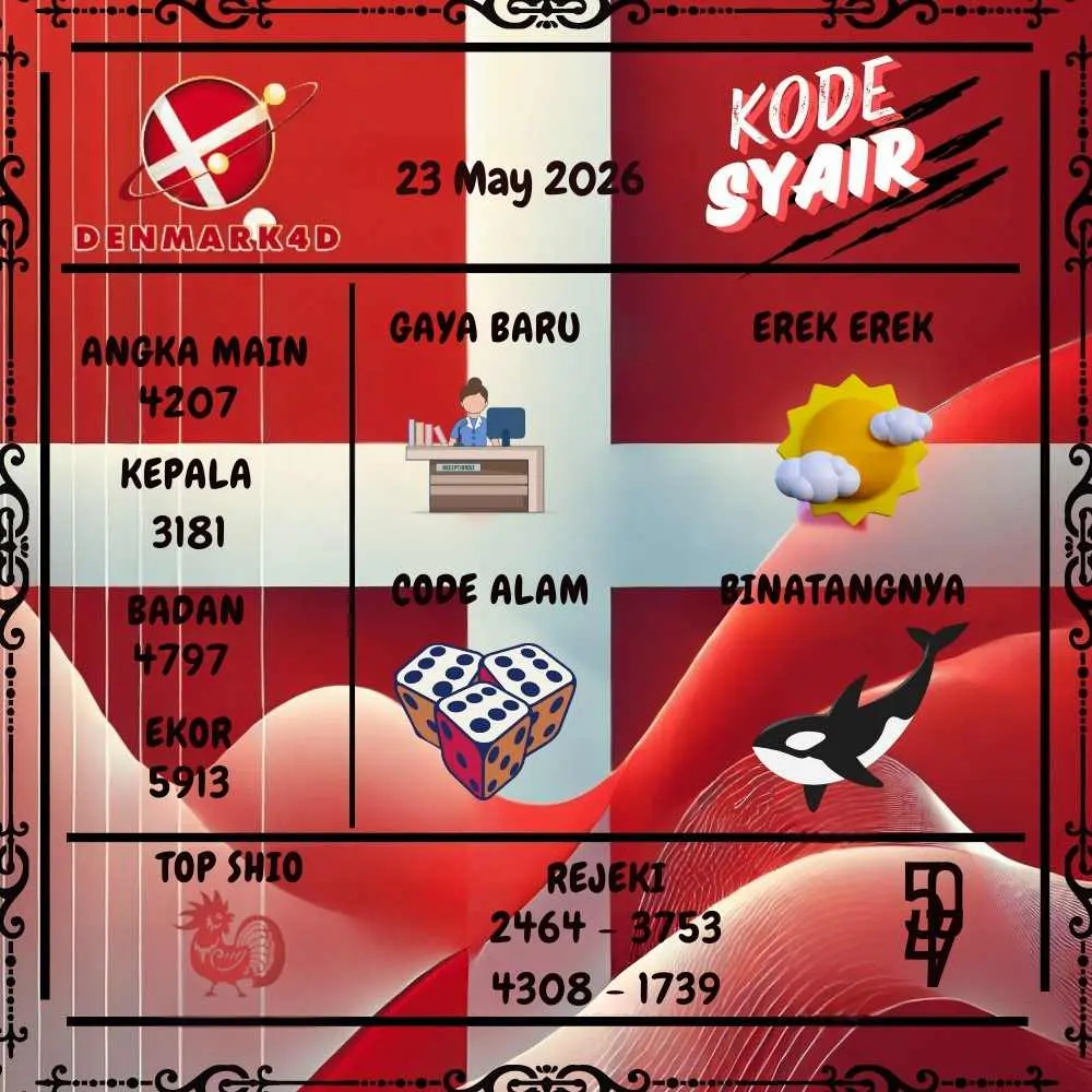 Kode Syair Denmark4D Pools Mei 2026