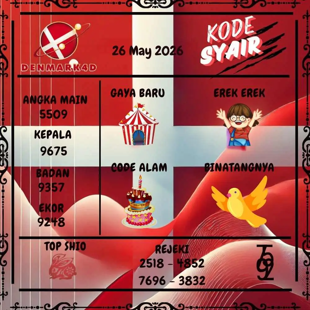 Kode Syair Denmark4D Pools Mei 2026