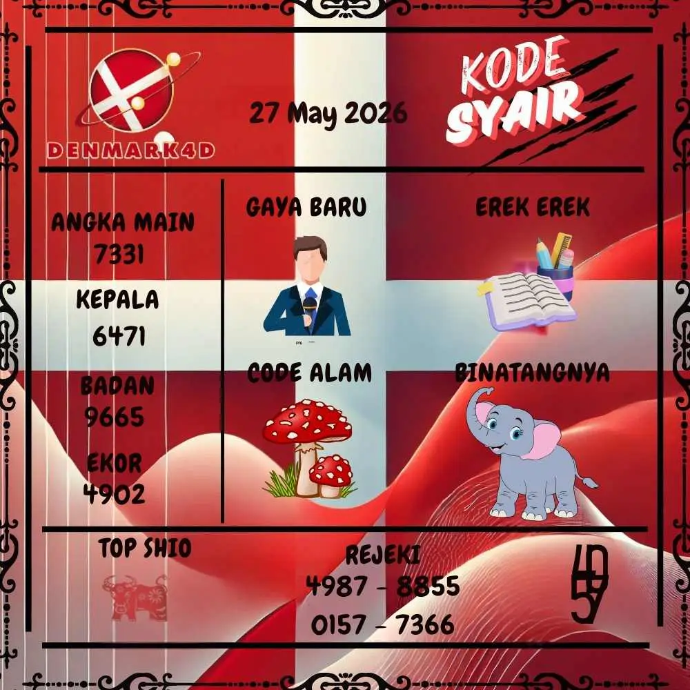 Kode Syair Denmark4D Pools Mei 2026