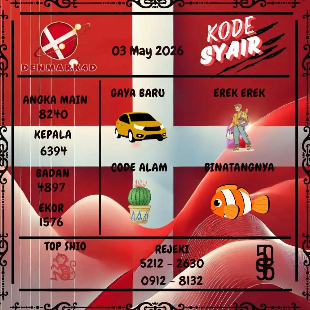 Kode Syair Denmark4D Pools Mei 2026