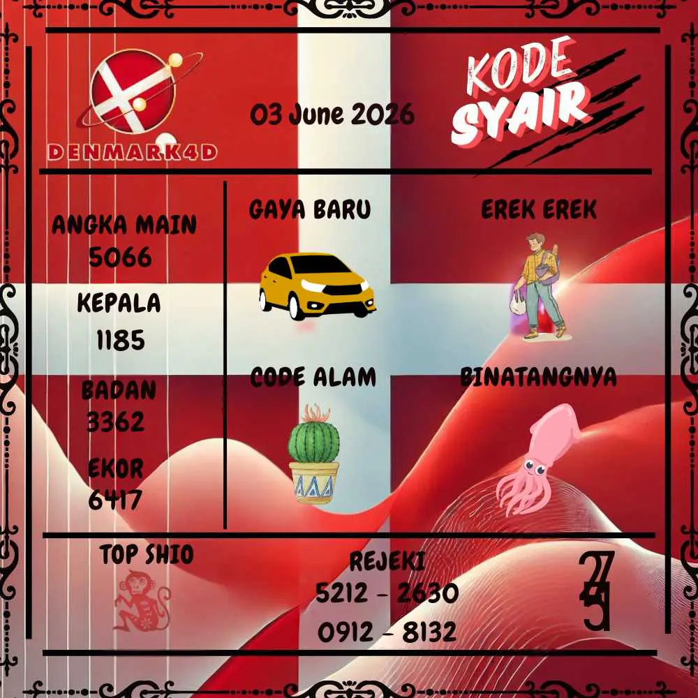 Kode Syair Denmark4D Pools Juni 2026