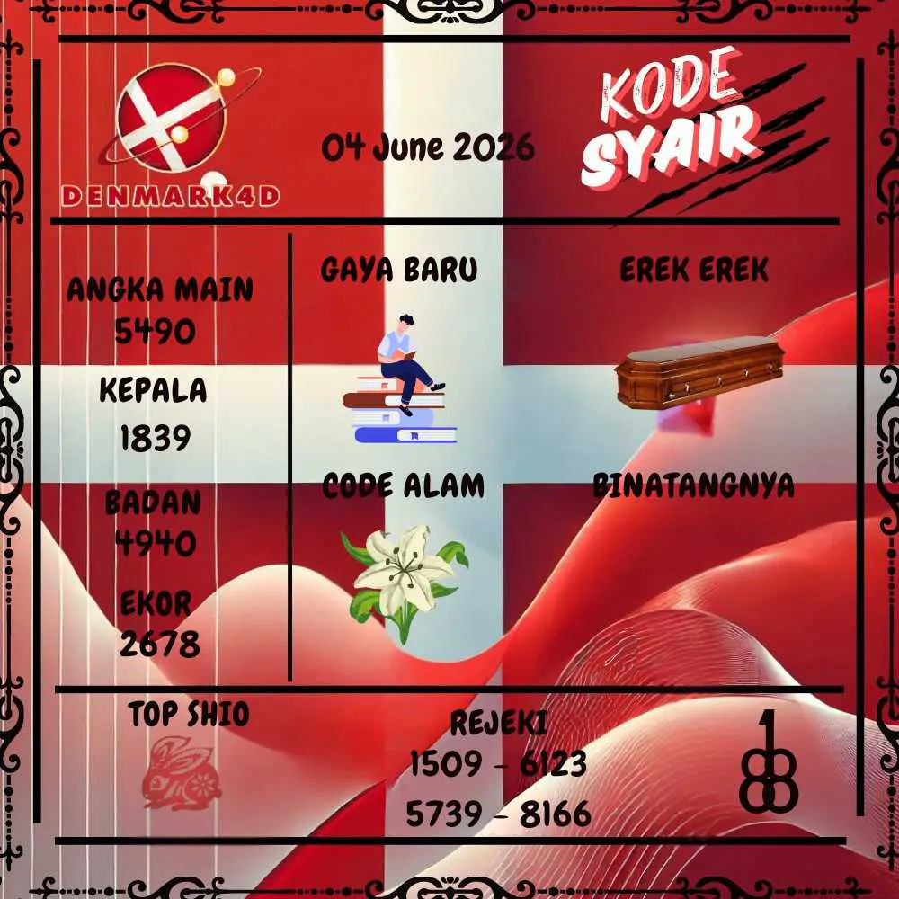 Kode Syair Denmark4D Pools Juni 2026