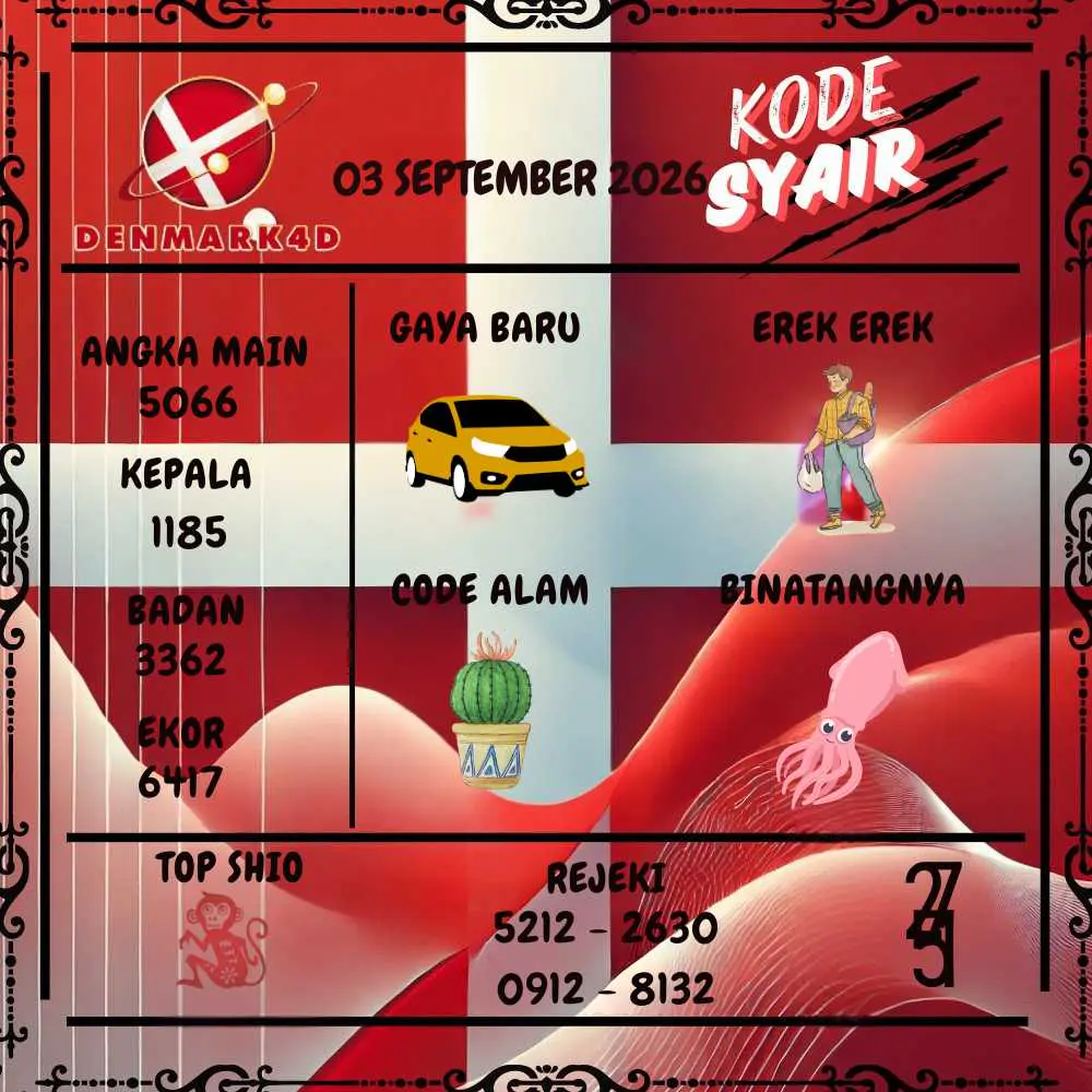 Kode Syair Denmark4D Pools September 2026